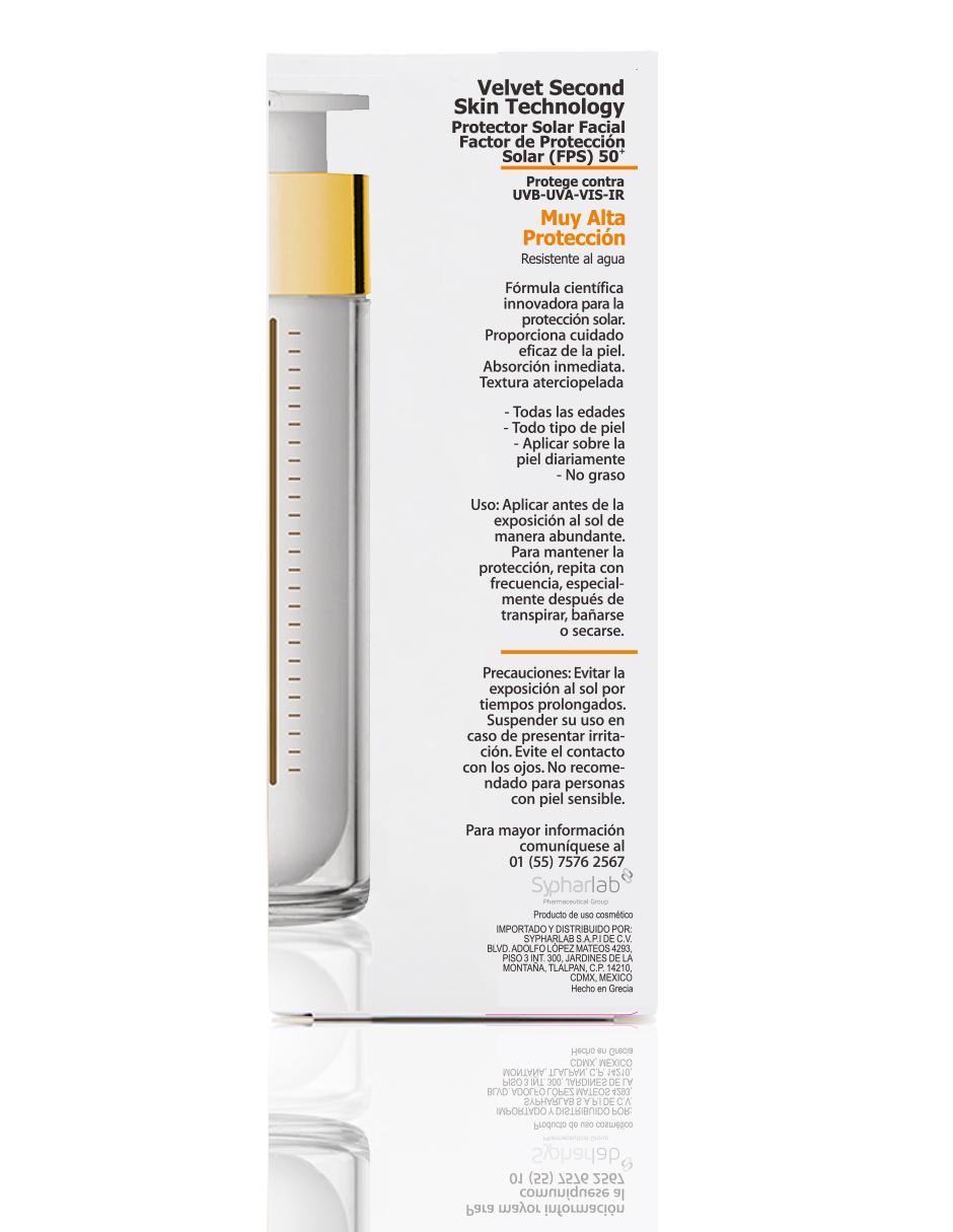 Protector solar FPS 50 Sun Screen Velvet 3