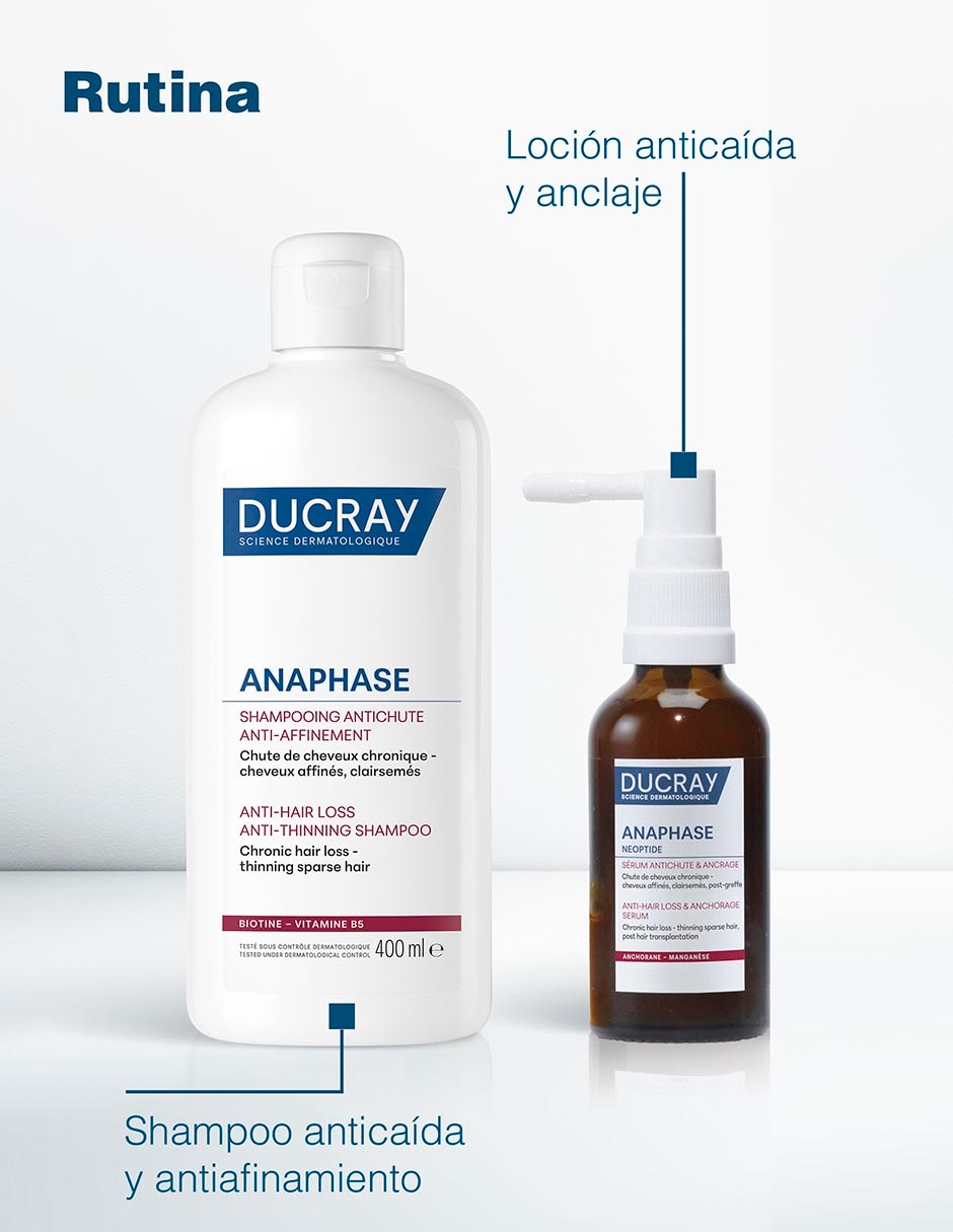 Shampoo anticaída para cabello Anaphase 400 ml 6