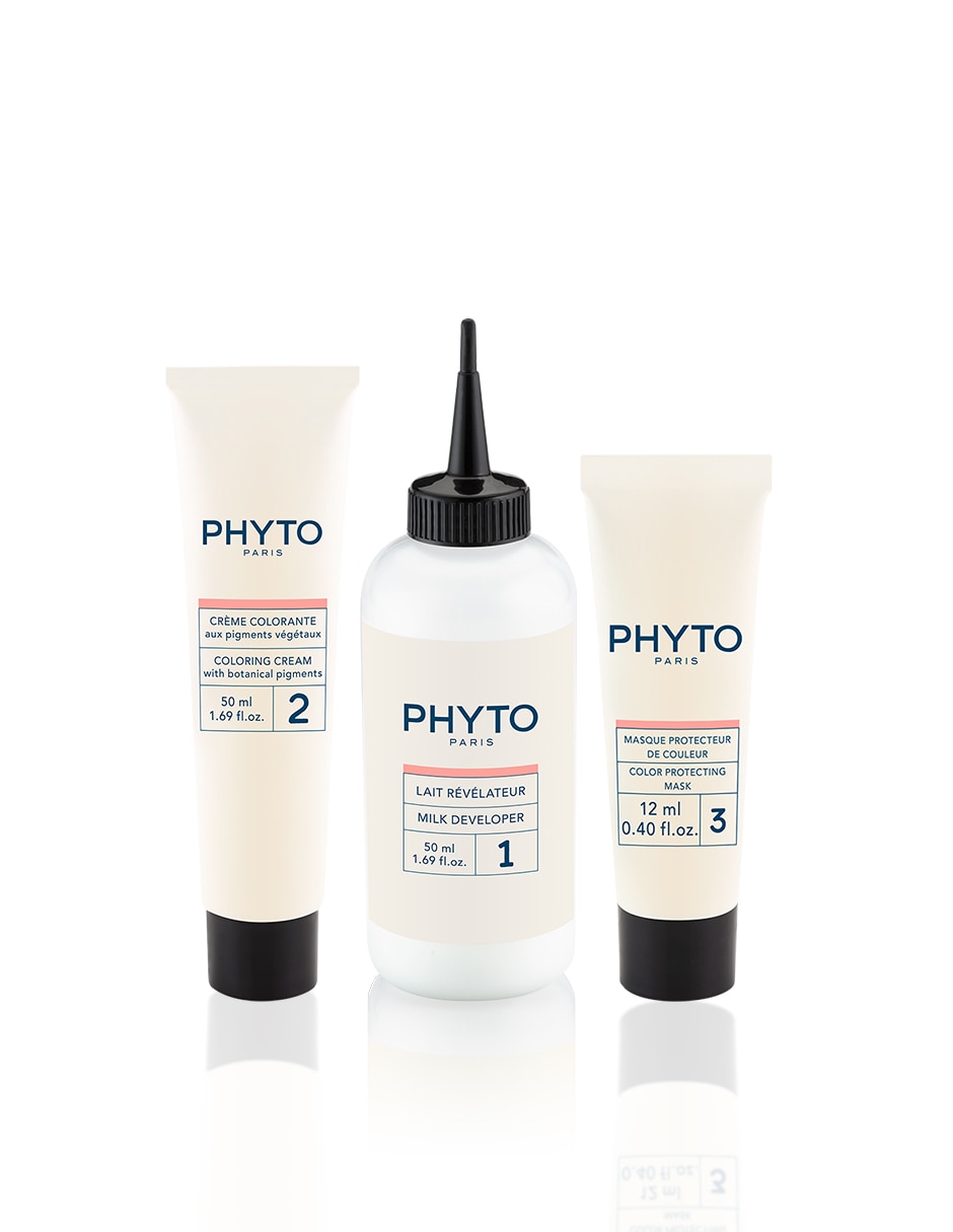 Tinte para cabello Color Phyto tono 3.0 castaño obscuro 4