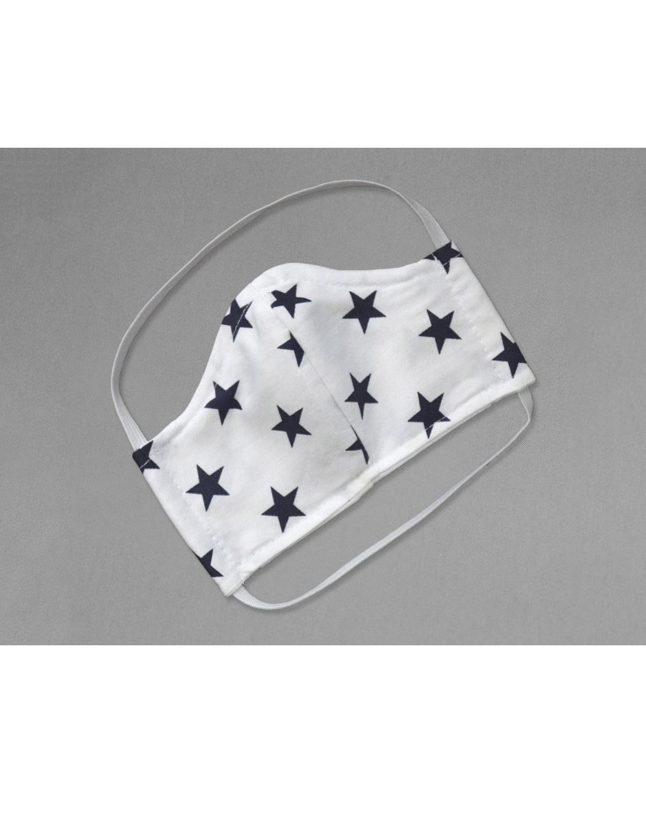 Cubrebocas con bolsillo para filtro para niña S algodón 6 piezas estampados variados 5