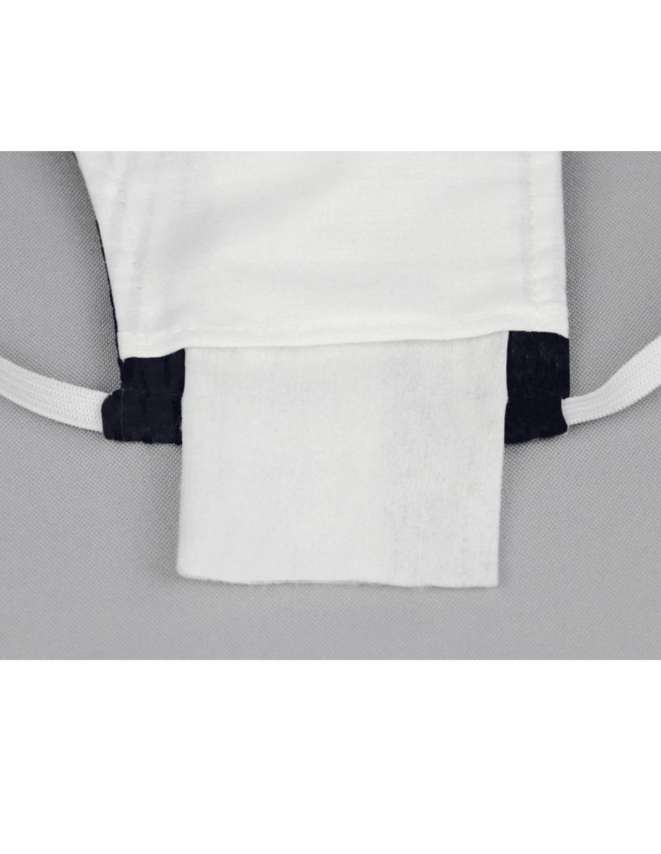 Cubrebocas con bolsillo para filtro para adulto algodón 6 piezas lisos variados 5