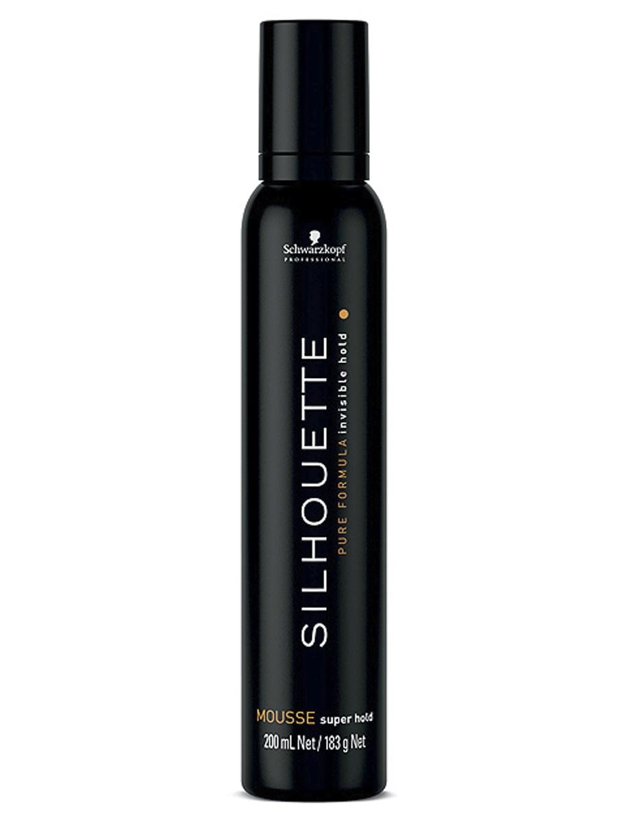 Mousse para todo tipo de cabello Mousse Super Hold Silhouette para aportar volumen