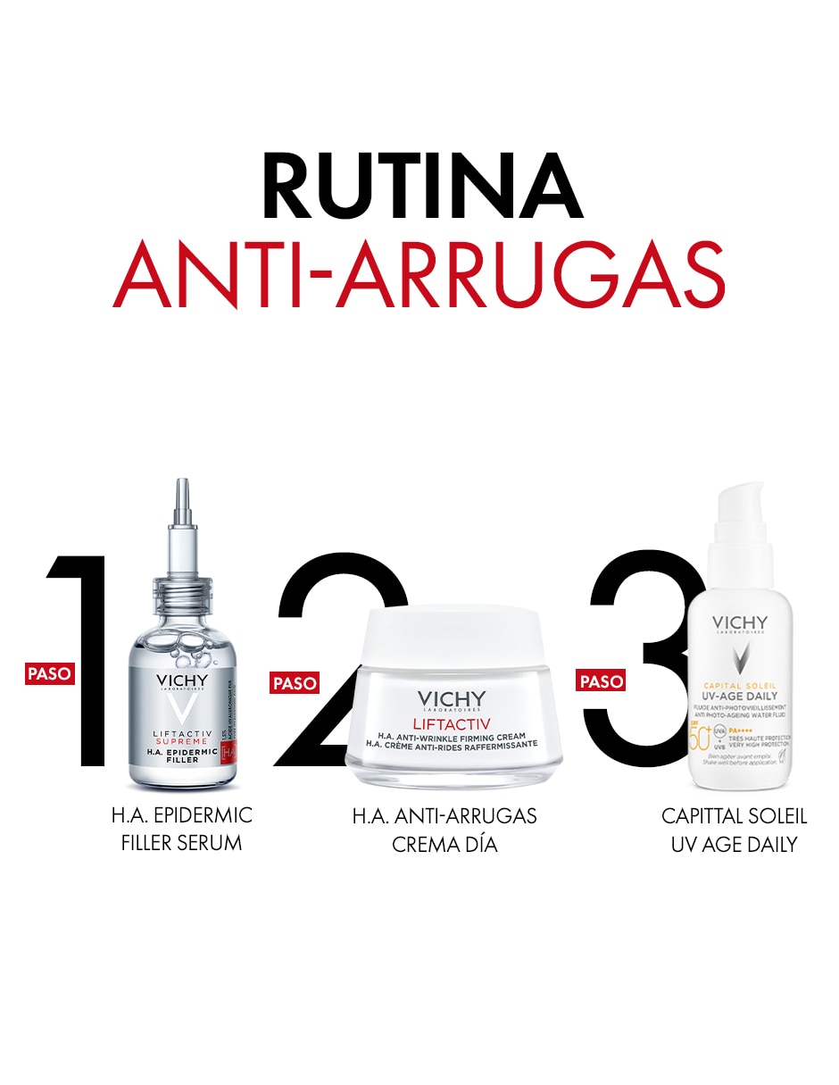Sérum antiedad facial H.a. epidermic filler anti-arrugas 30ml Liftactiv todo tipo de piel 5