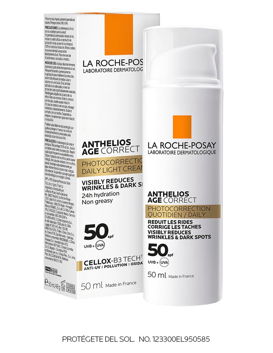 Protector solar FPS 50+ Anthelios Age Correct 50 ml 8
