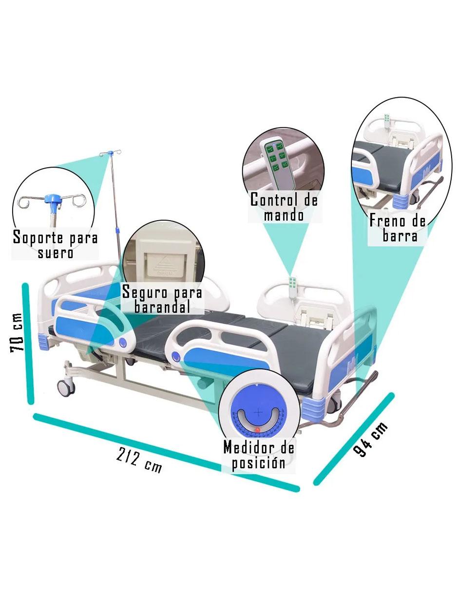Cama hospital eléctrica ajustable 8