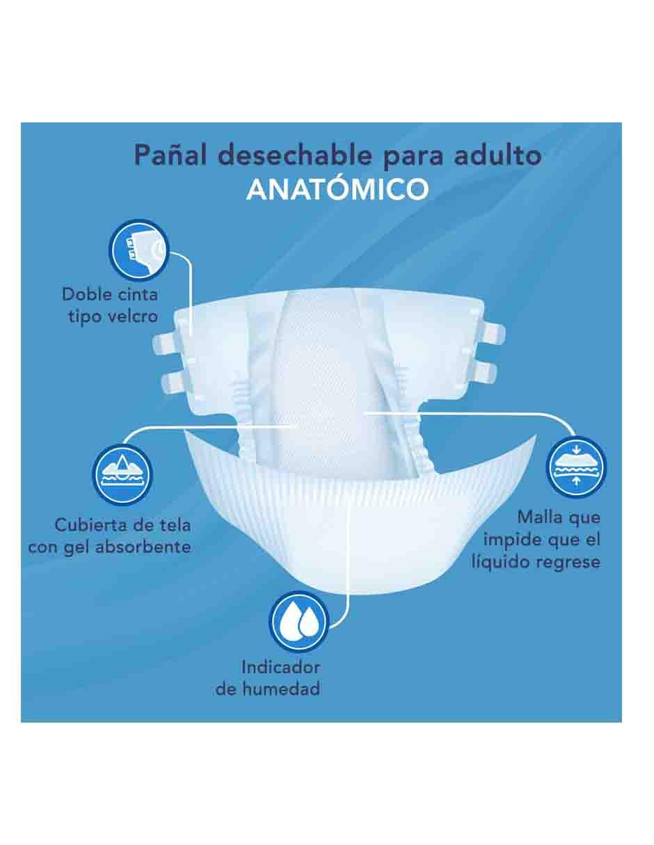 Pañales tipo calzón para adulto 10 piezas 3