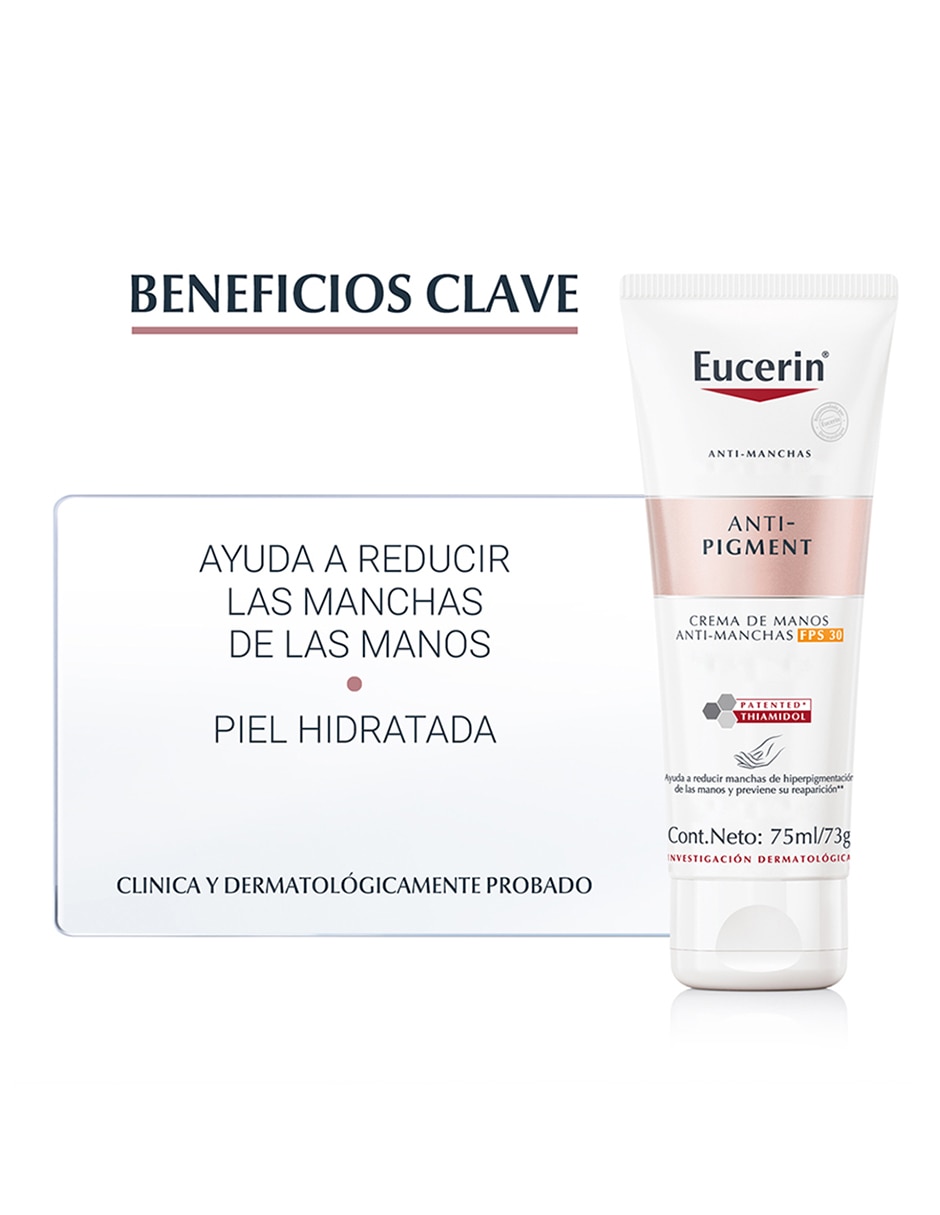 Crema para manos recomendada para hidratar de día y noche Anti-Pigment para todo tipo piel 4