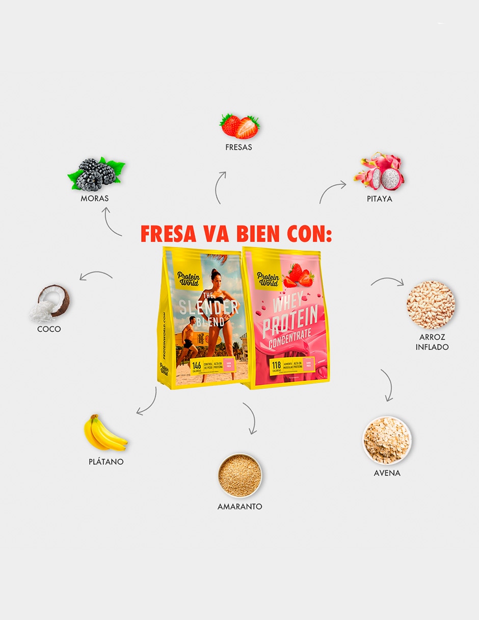 Proteína sabor fresa 5