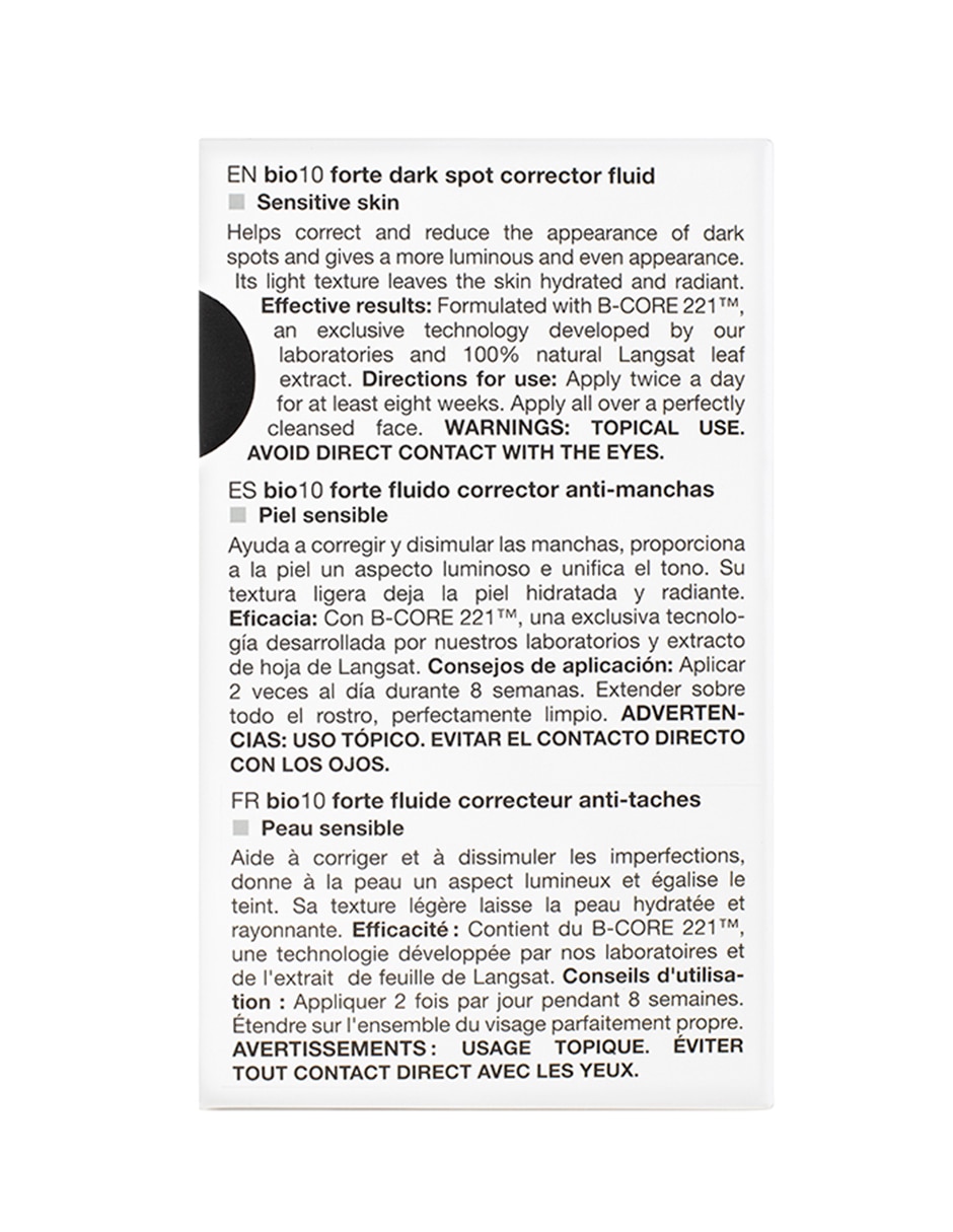 Crema anti-manchas para piel sensible Bio10 forte 30 ml 3