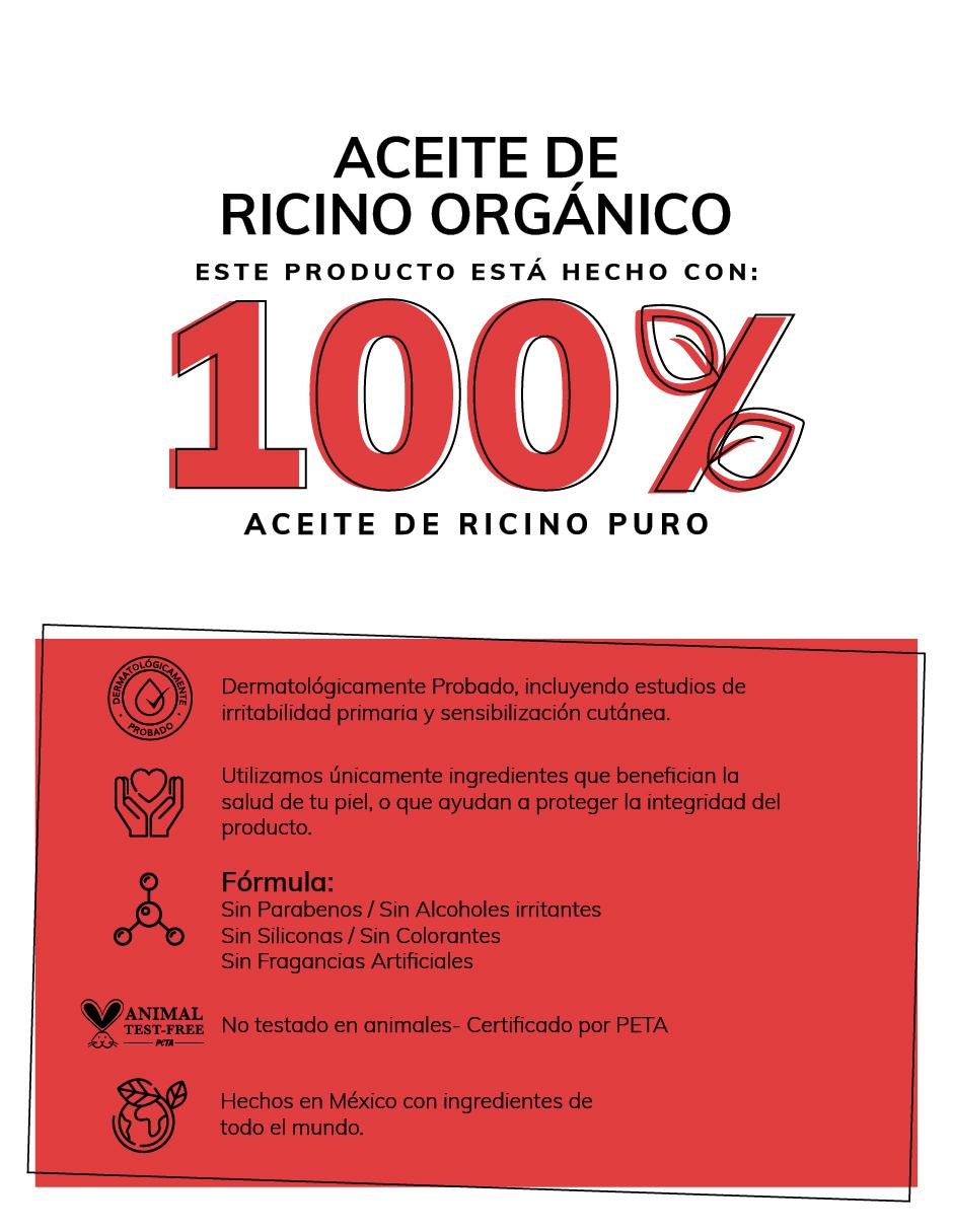 Aceite de Ricino Castor Oil Hidratante Skin Care Cabello, Pestañas y Facial  Quotidien 50ml