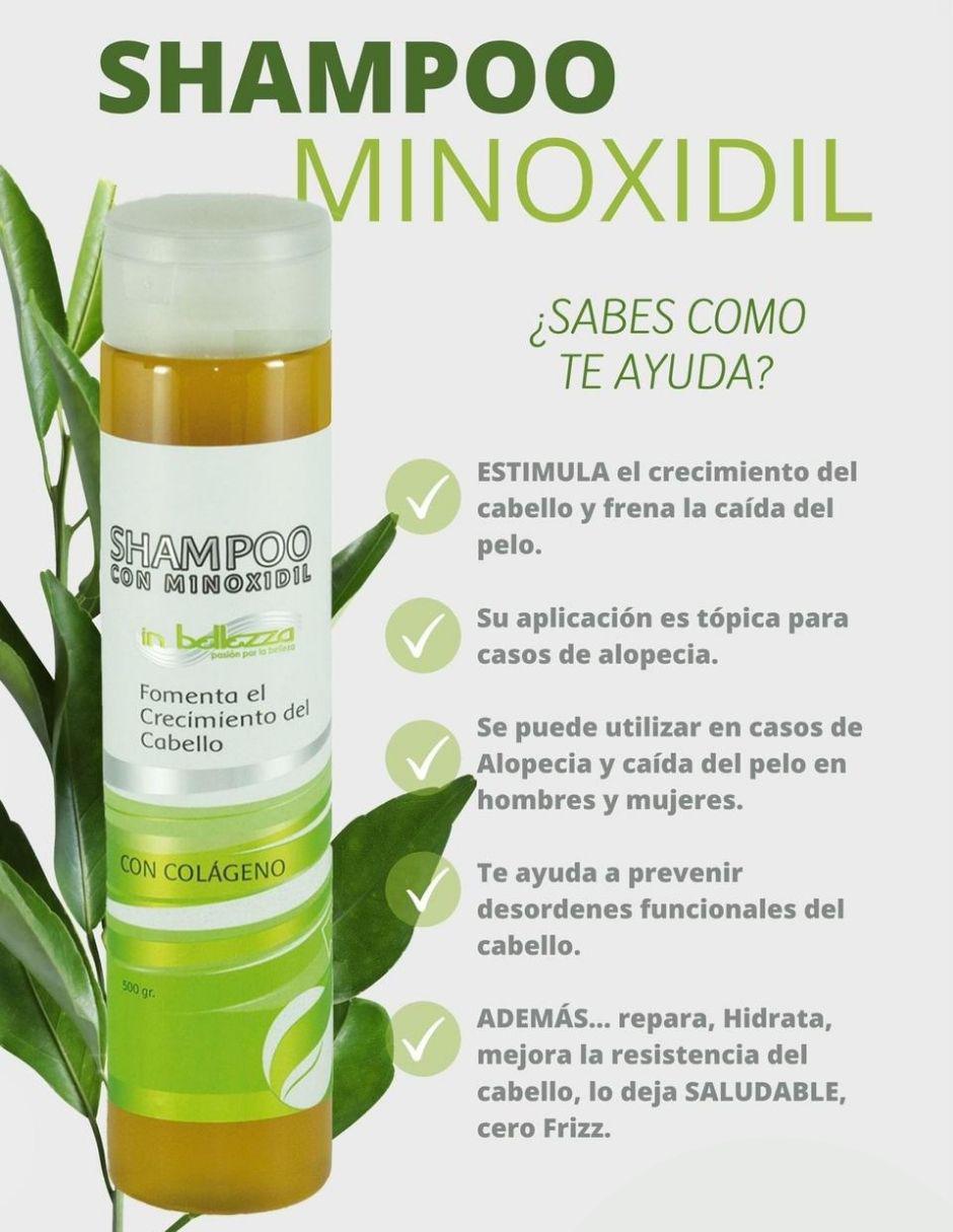 Shampoo para cabello con Minoxidil 2