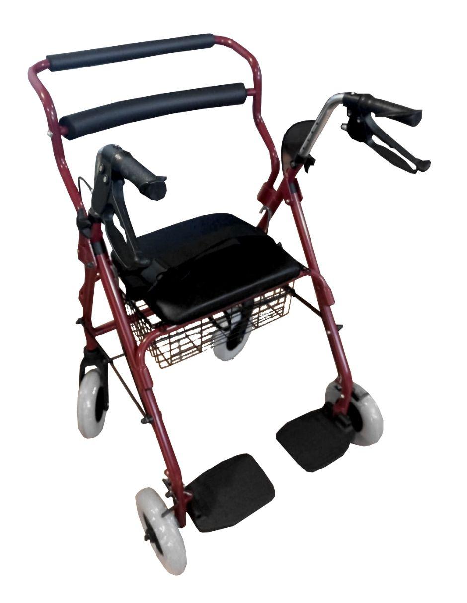 Andadera hibrida Rollator 4