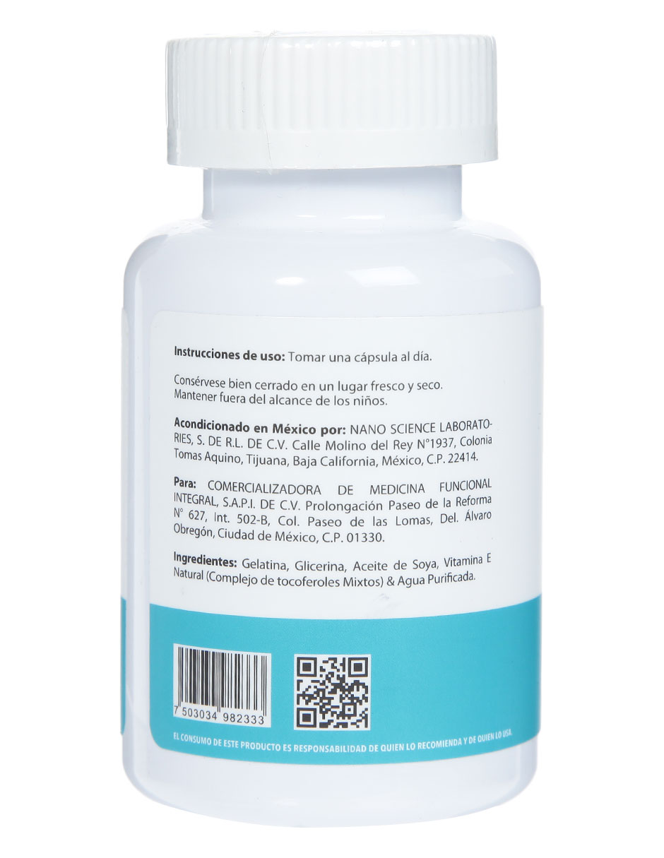 Vitamina E Natural 300UI (complejo de tocoferoles) cápsulas 2