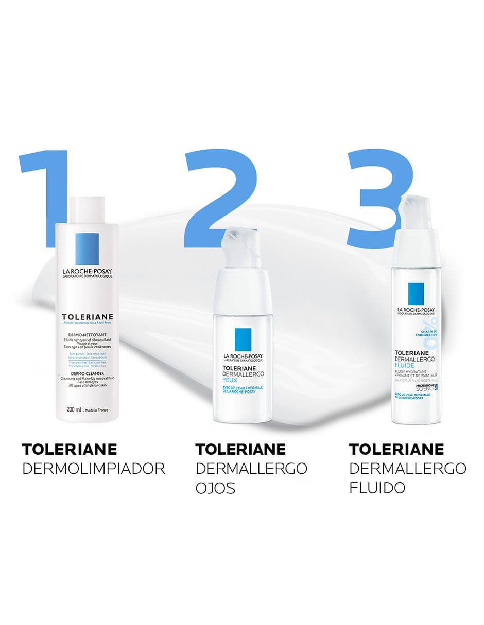 Crema para contorno de ojos recomendada para calmar la piel día y noche Toleriane para todo tipo piel 10