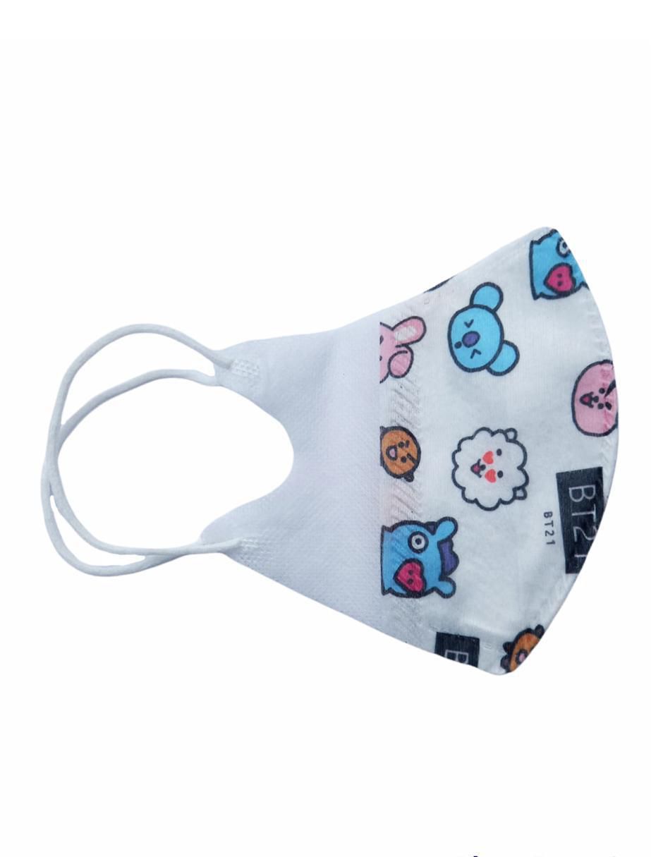 Cubrebocas de algodón FFP1 78 % unisex 2