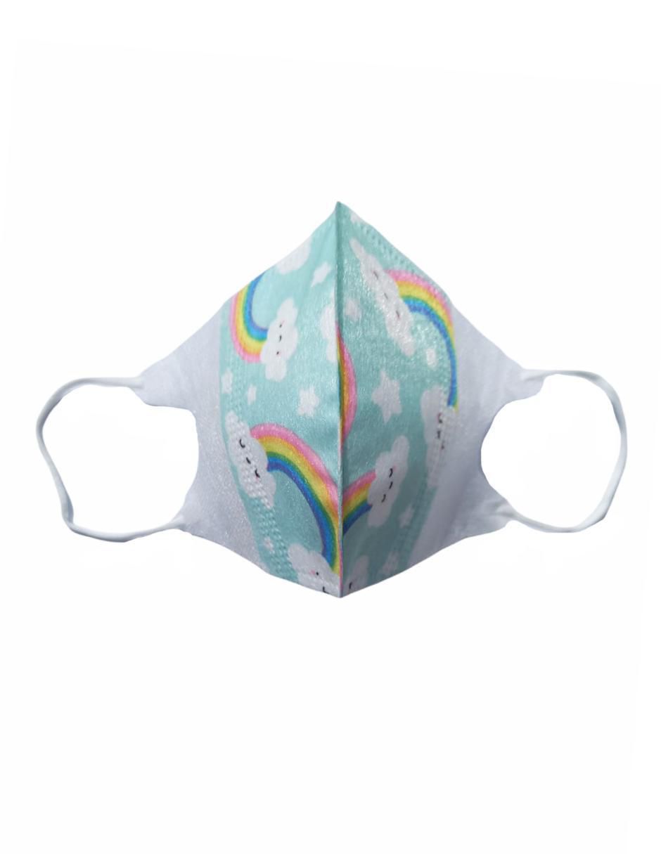 Cubrebocas de algodón FFP1 78 % infantil unisex 2