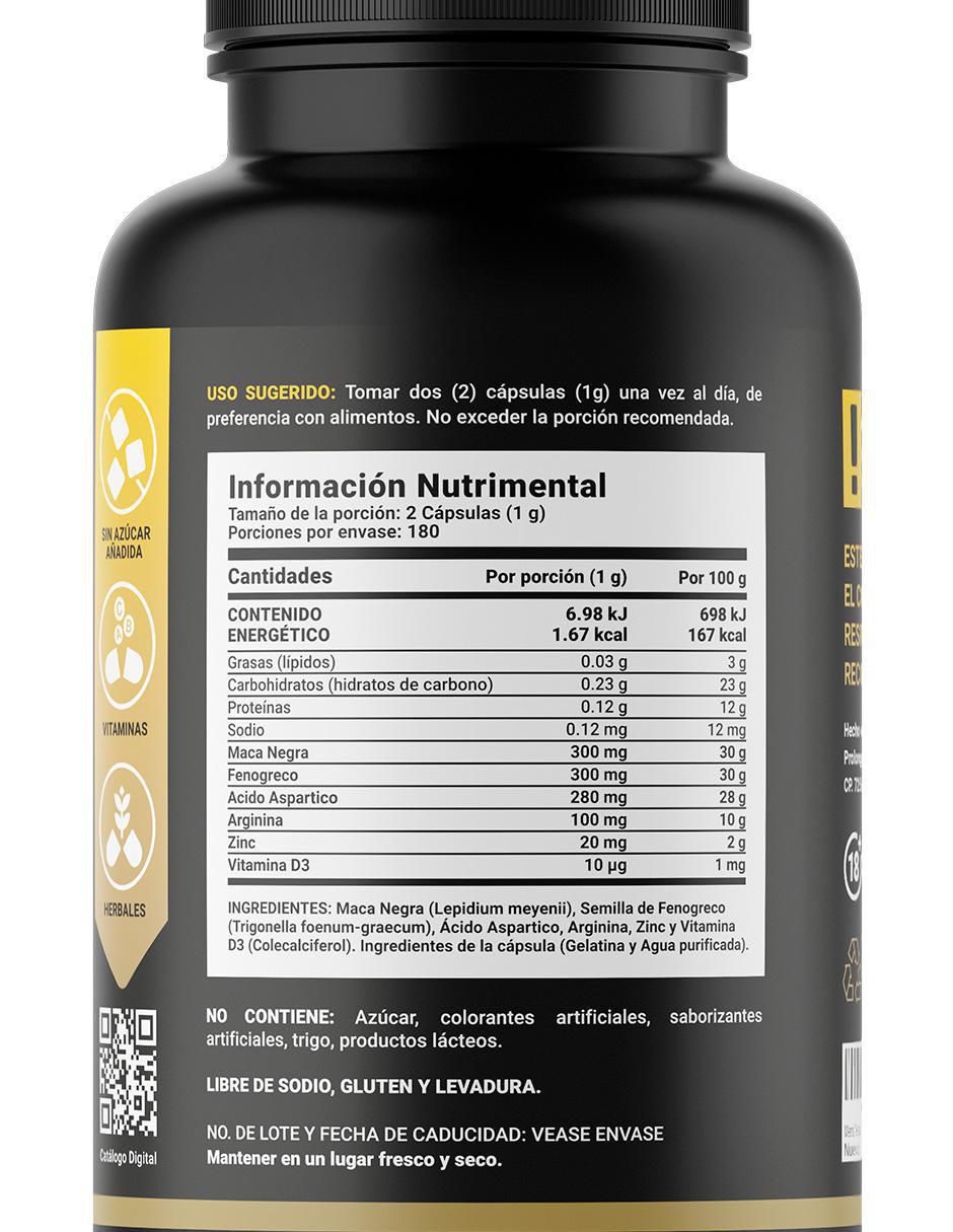 Suplemento Alimenticio Testosterona Hombre 4