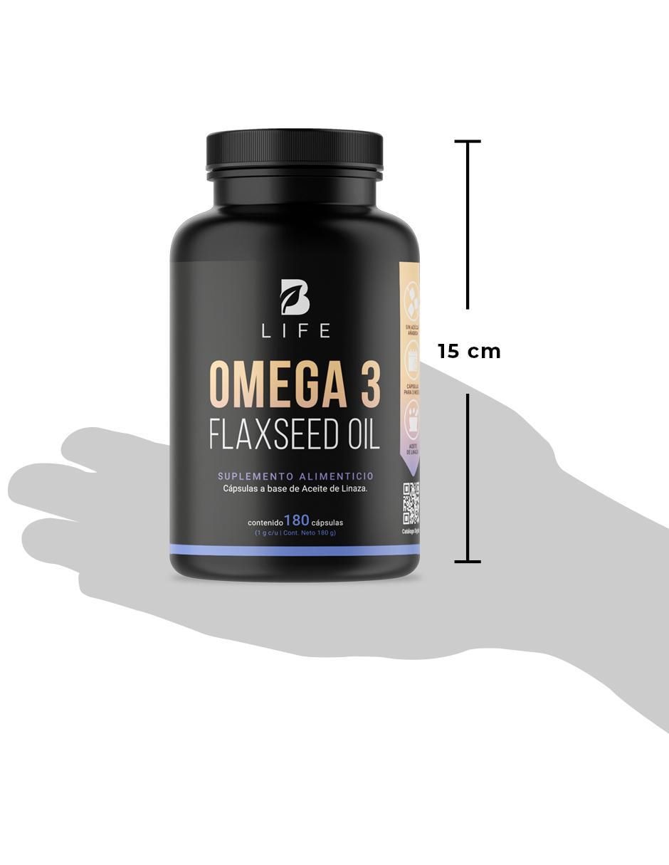 Suplemento Alimenticio Omega 3 aceite de Linaza 5