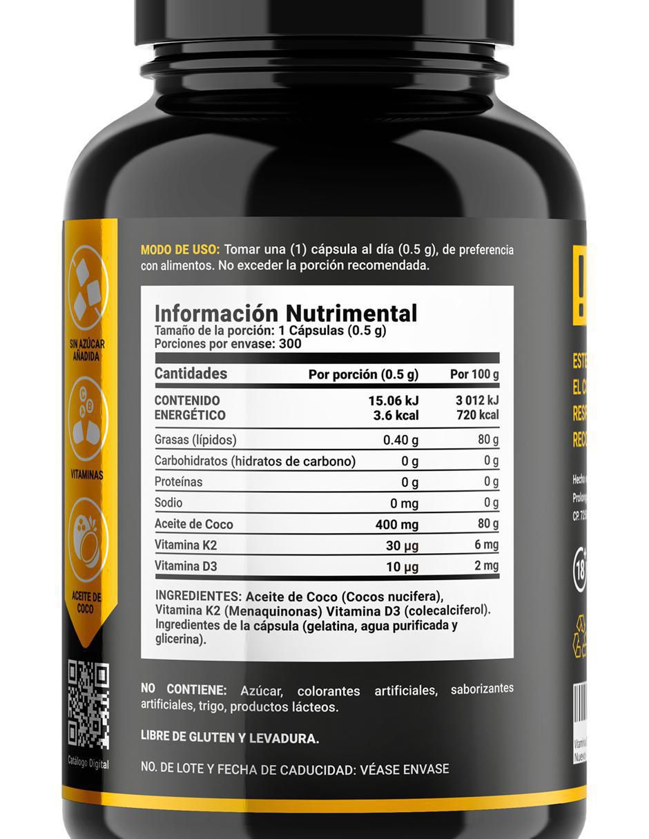 Suplemento Alimenticio  D3 y K2 3