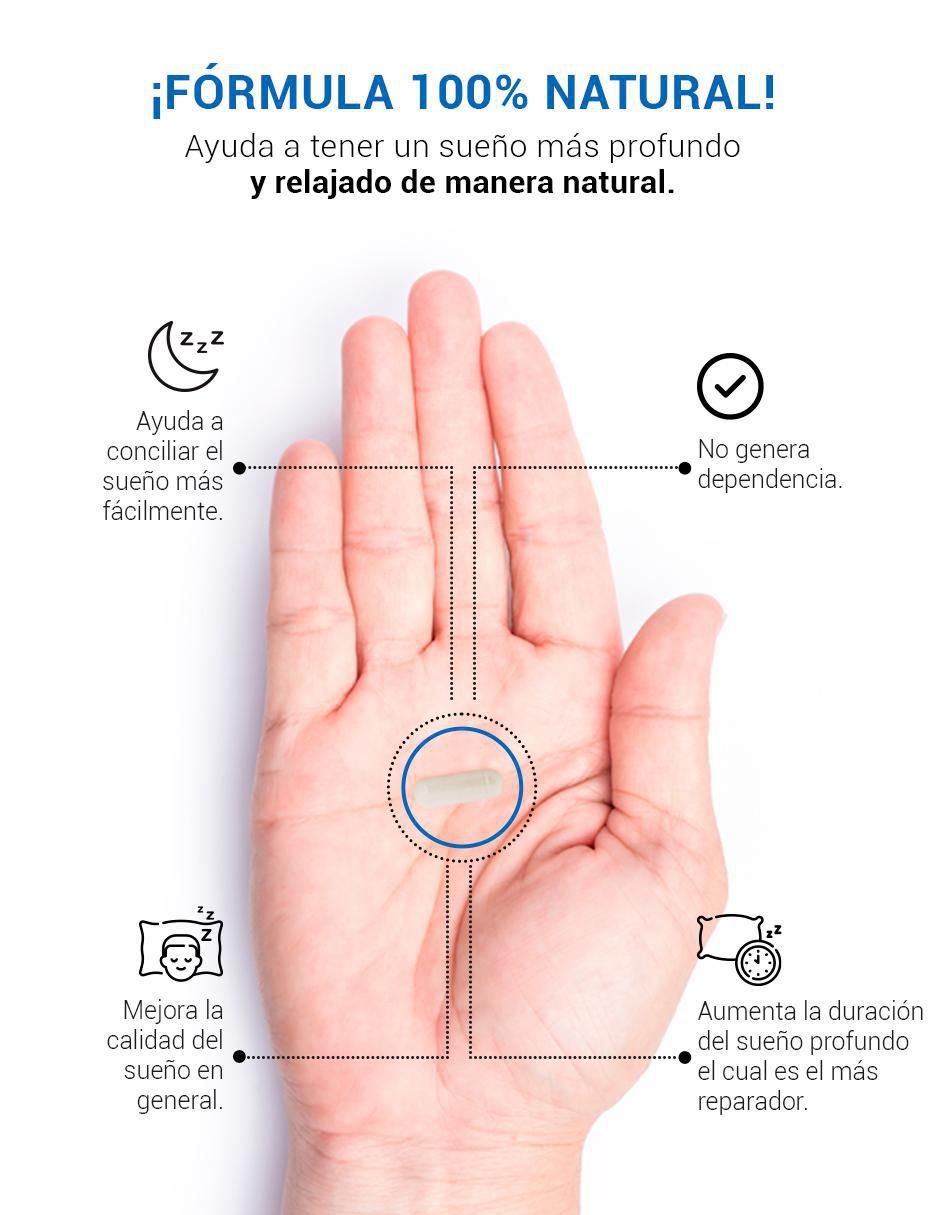 Suplemento Alimenticio Dormir con Triptófano 2