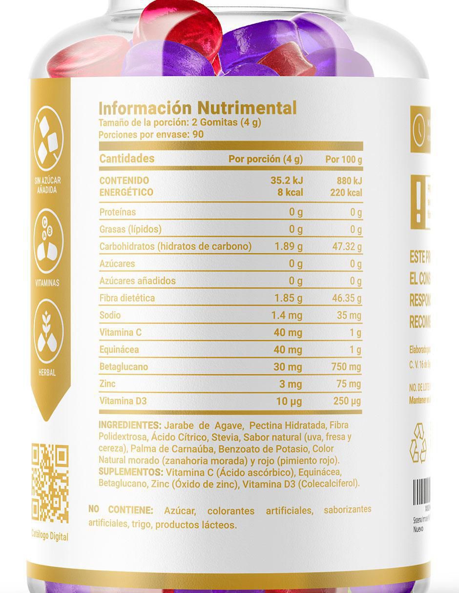Suplemento alimenticio sabor dulce 4