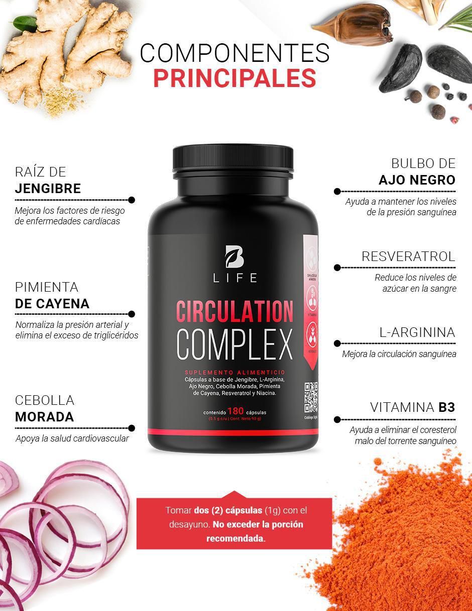 Suplemento Alimenticio Complejo para la Circulación 3