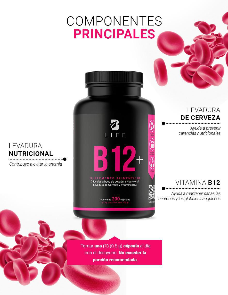 Suplemento Alimenticio B 12 con Levadura Nutricional y Cerveza 3