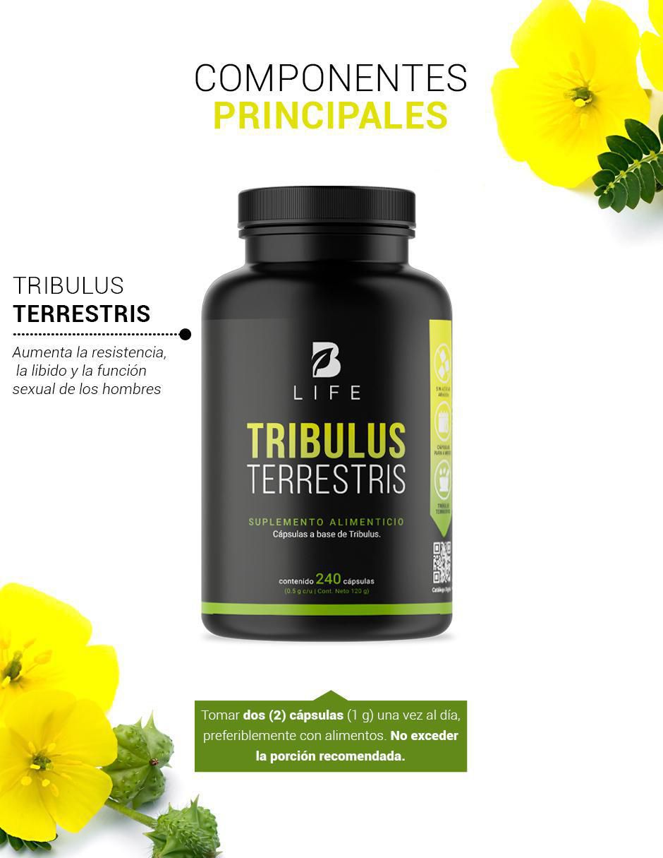 Suplemento Alimenticio Tribulus Terrestris Precursor de Testosterona 3