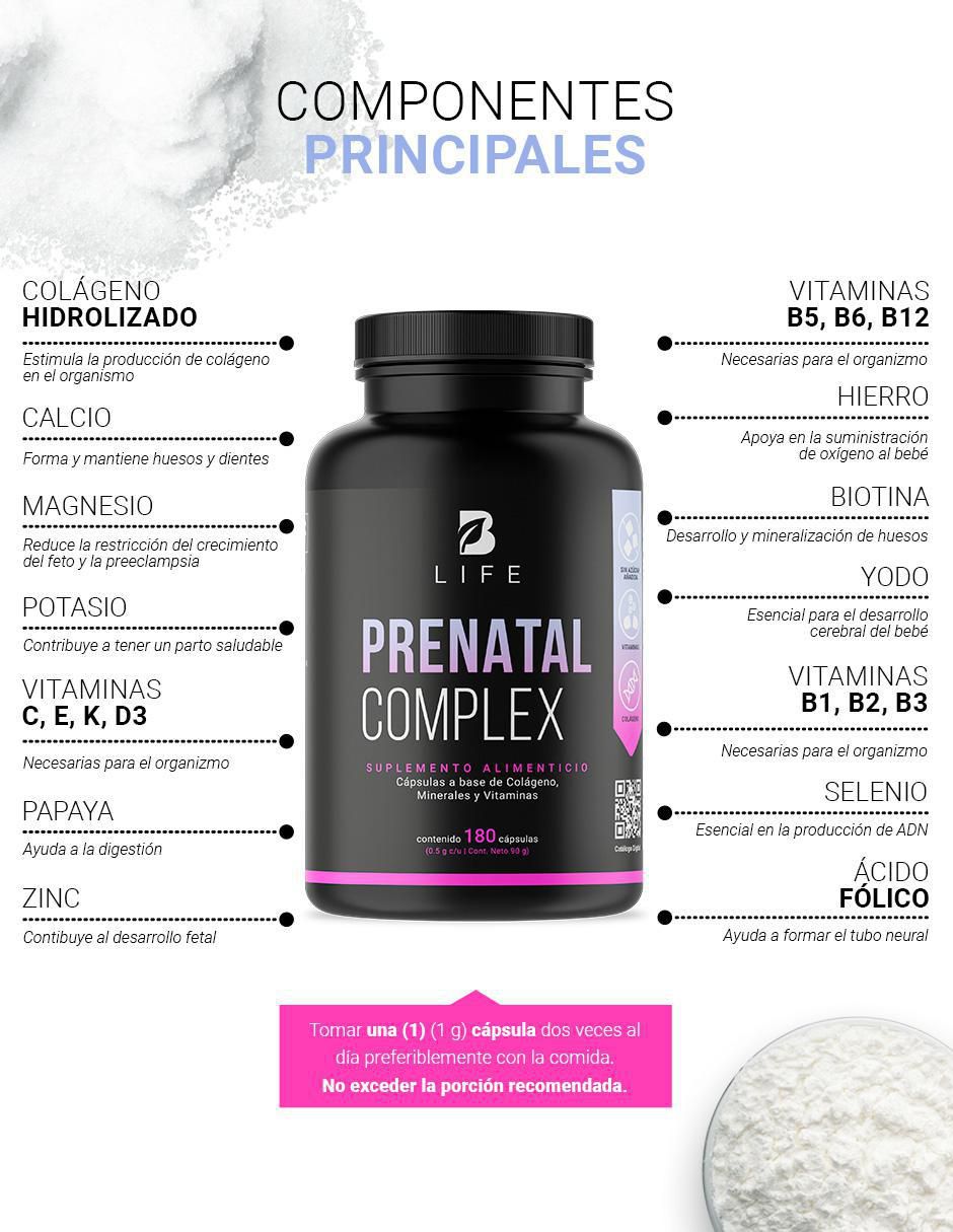 Suplemento Alimenticio Multivitamínico Prenatal 3