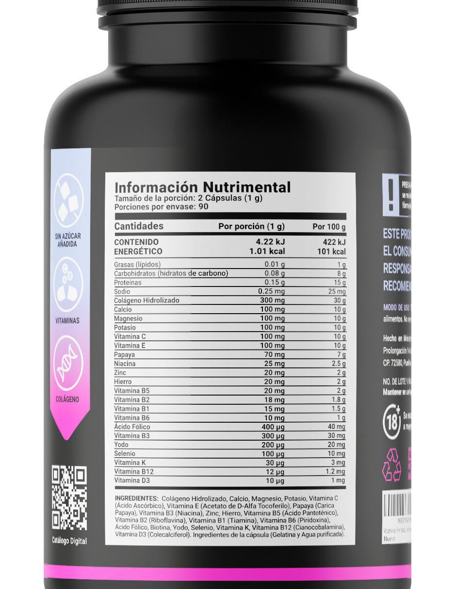 Suplemento Alimenticio Multivitamínico Prenatal 4