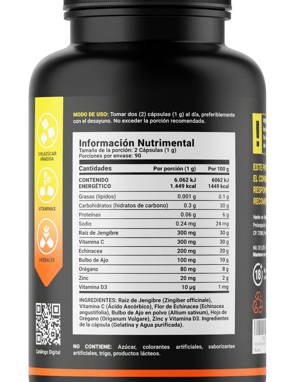 Suplemento Alimenticio para el Sistema Inmune 4
