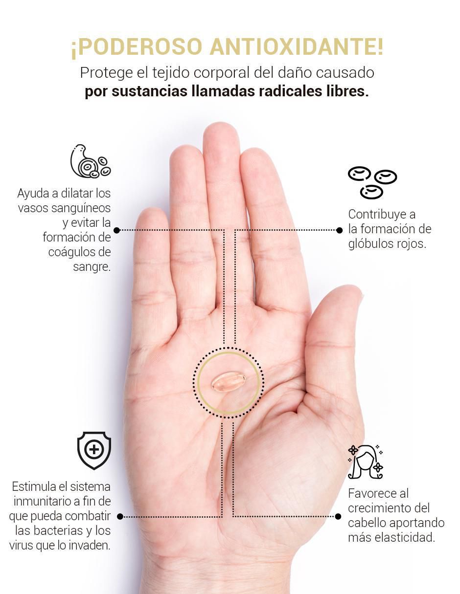 Suplemento Alimenticio Vitamina E más Biotin 2