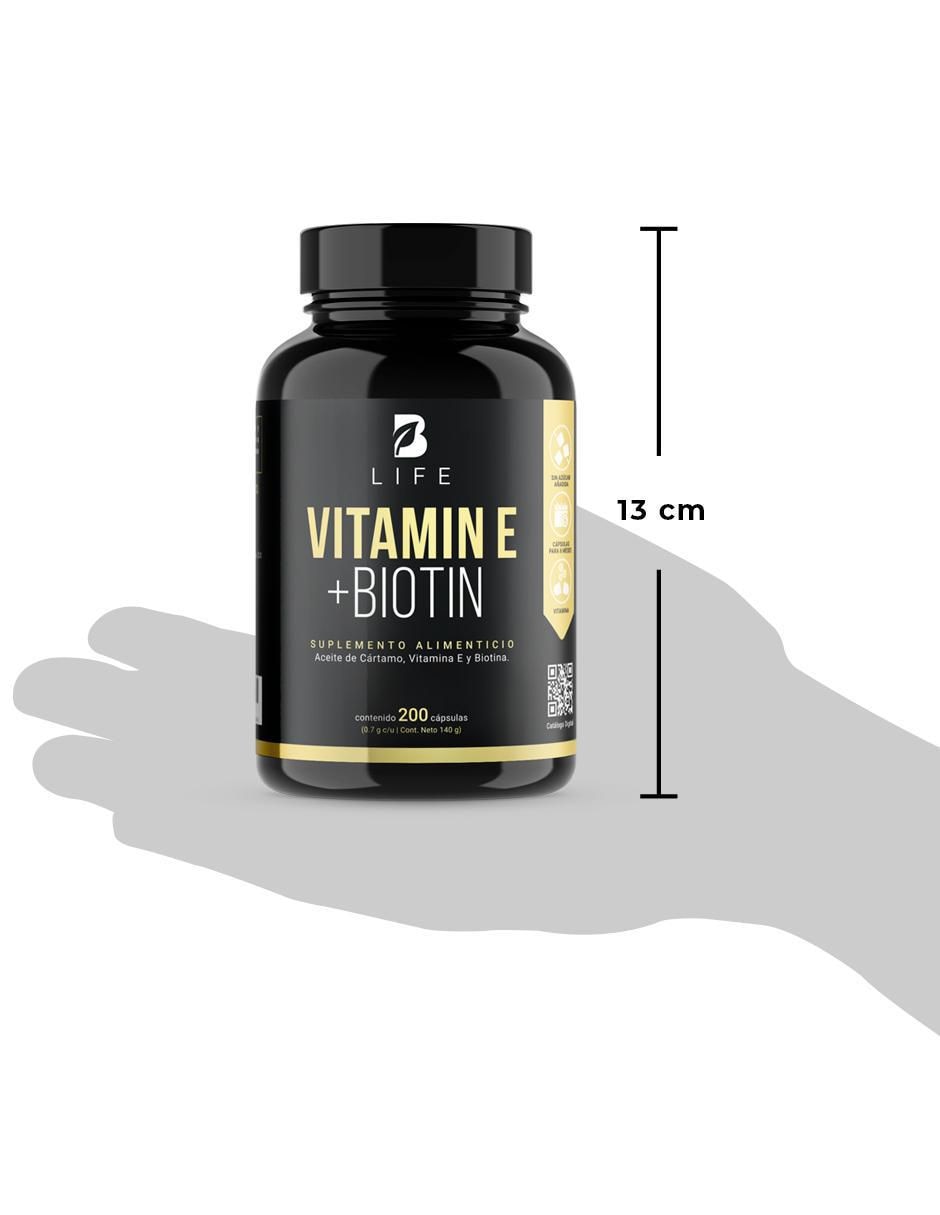 Suplemento Alimenticio Vitamina E más Biotin 6
