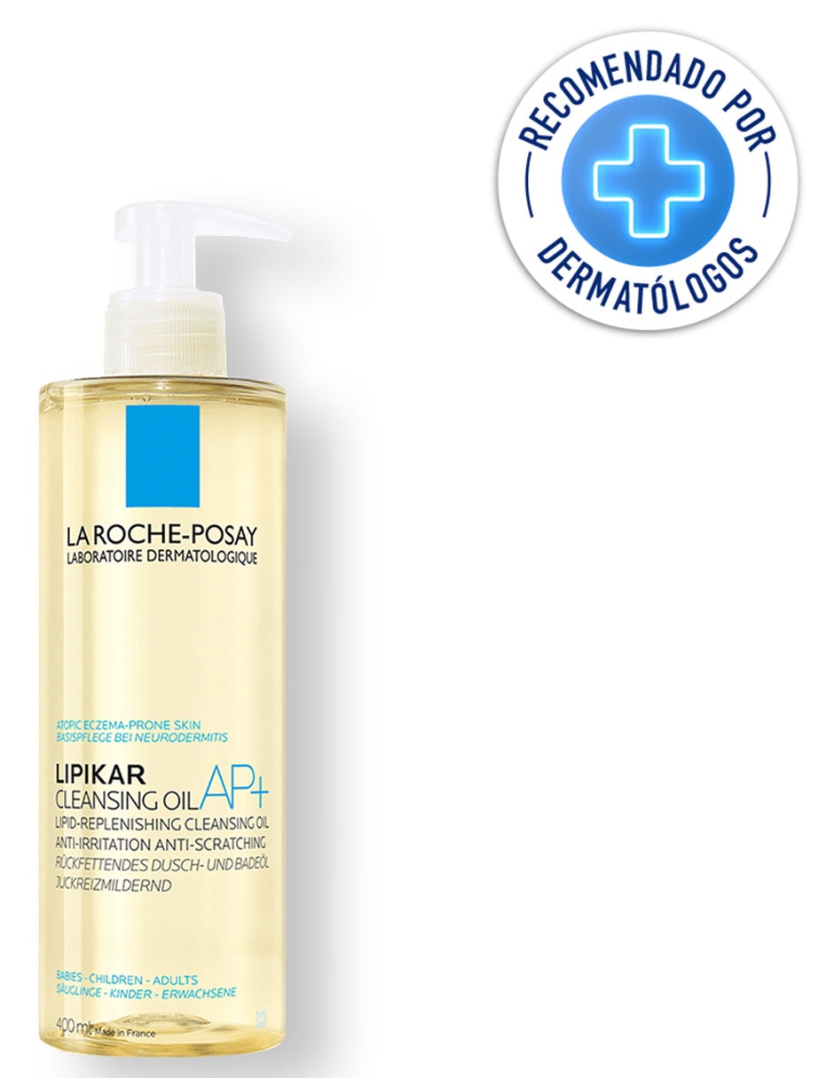 Limpiador corporal Cleansing Oil AP+ Lipikar para purificar 9