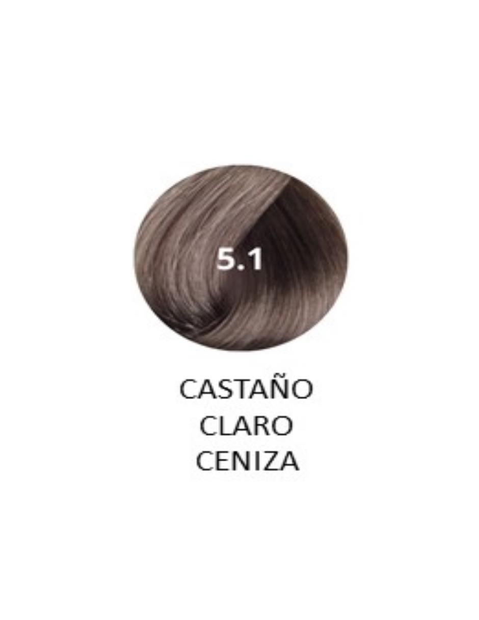 Tinte para cabello Coloración permanente True Color tono 5.0 castaño claro profundo 4