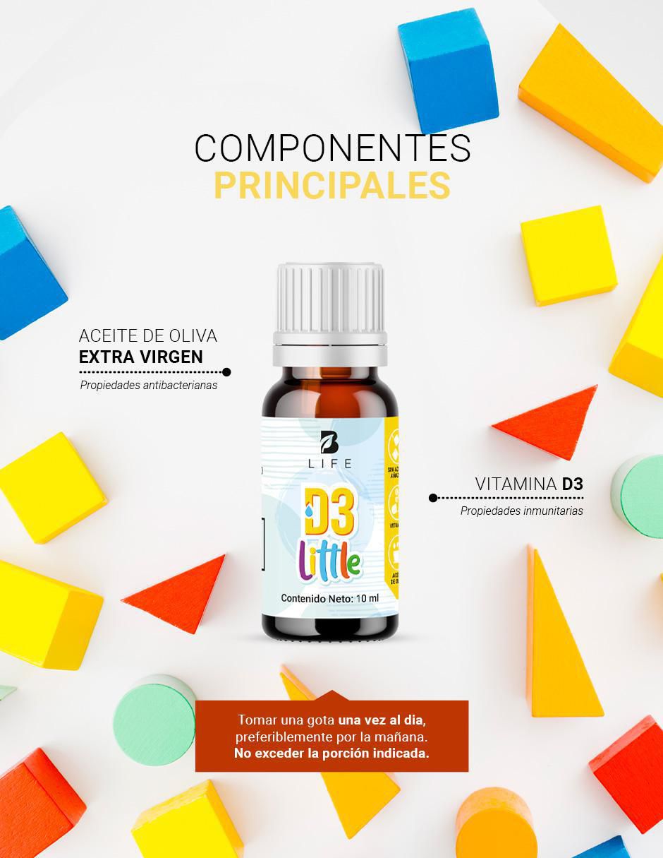 Multivitamínico para niños vitaminas D3 en gotas 3