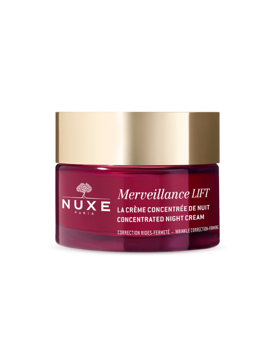 Crema facial recomendada para prevenir signos de la edad de noche Merveillance Lift para todo tipo piel