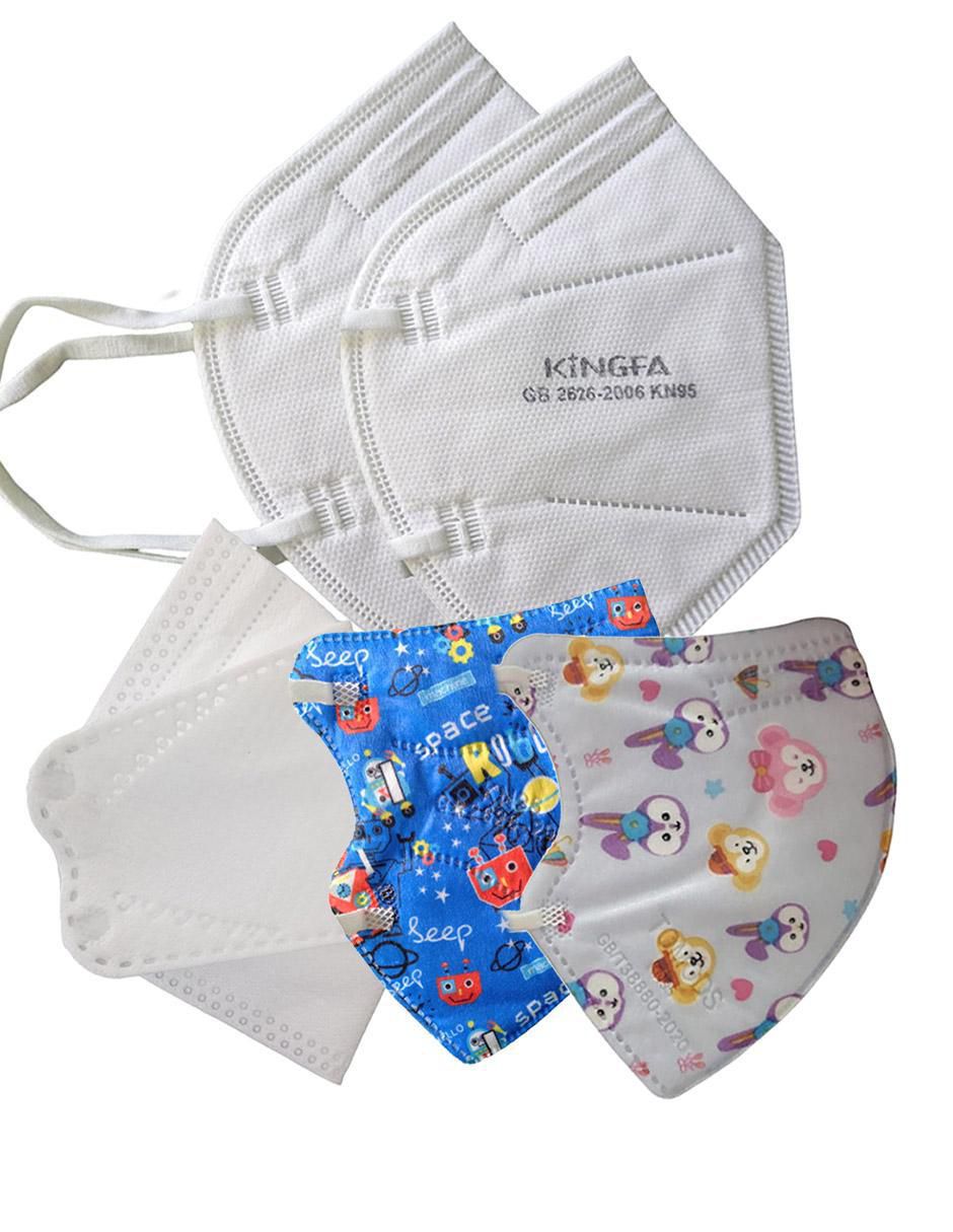 Set de 50 cubrebocas KN95 unisex