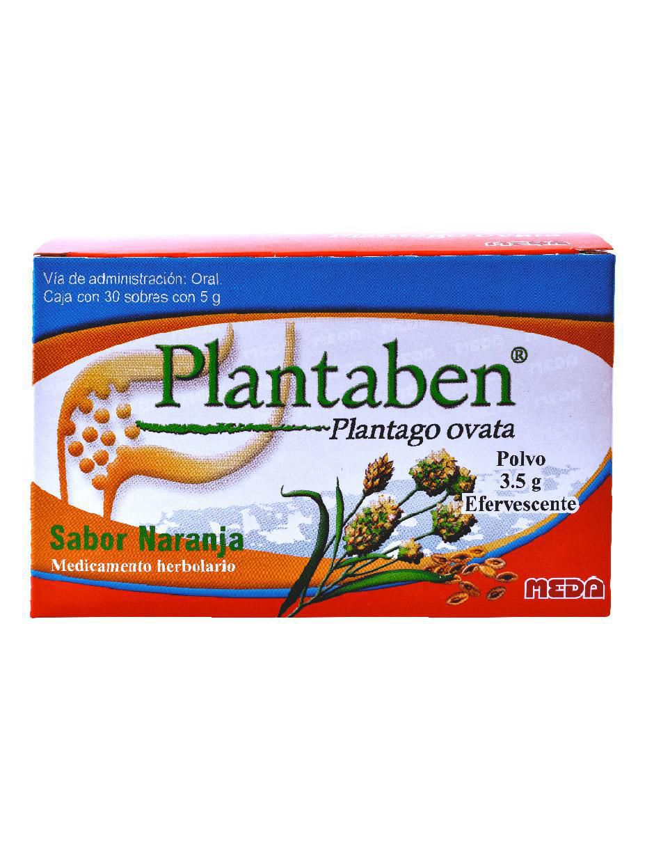 Polvo efervescente para estreñimiento sabor naranja