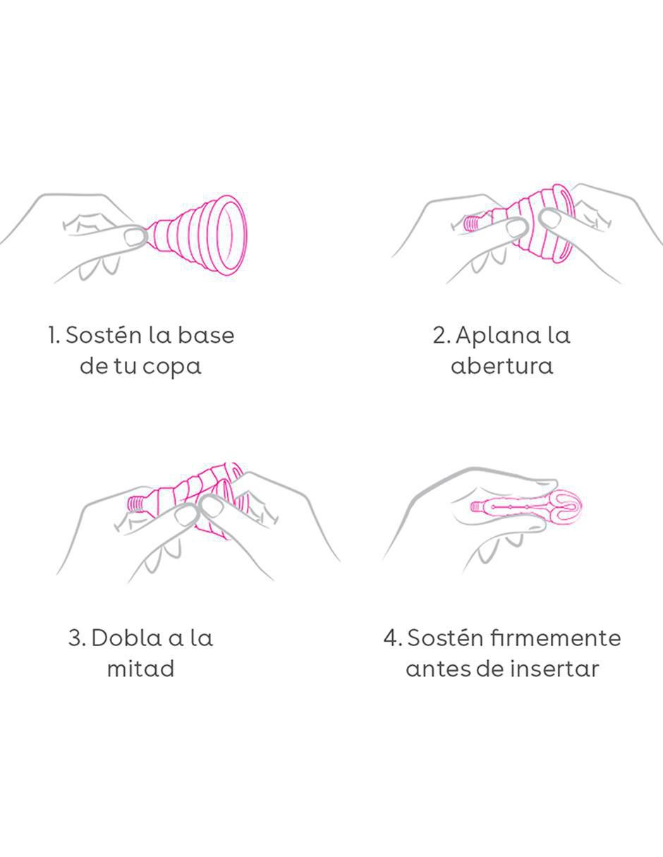 Copa menstrual plegable Lily Cup One 4