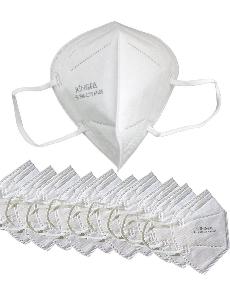 Set de cubrebocas desechable KN95 unisex