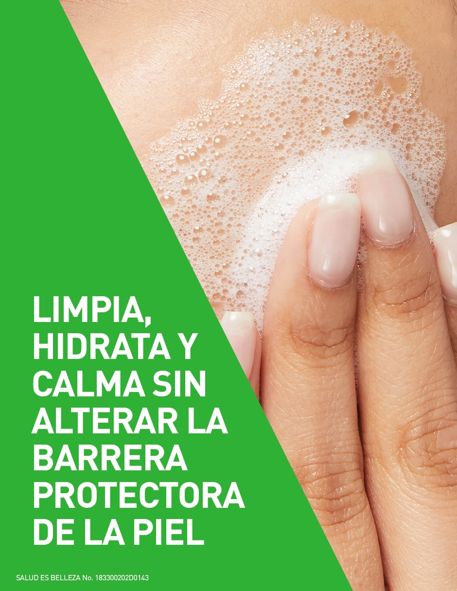 Limpiador rostro y cuerpo en Aceite Espumoso Hidratante para calmar la piel 12