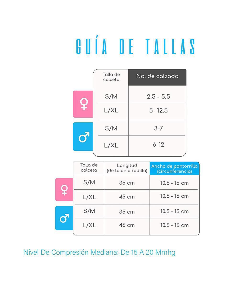 Calceta compresión de neopreno unisex 3 pares 4