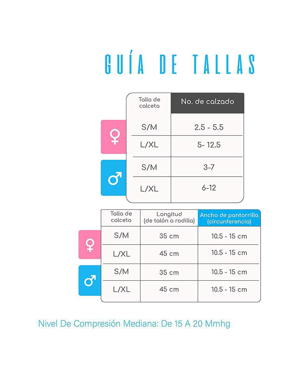 Calceta compresión de neopreno unisex 3 pares 3