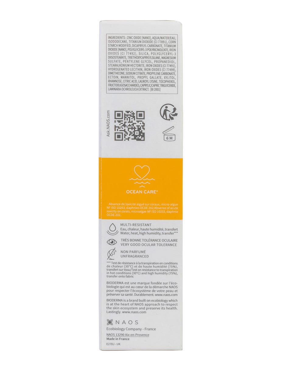 Protector solar FPS 50 photoderm cover touch tono dorado defense 40 g 3
