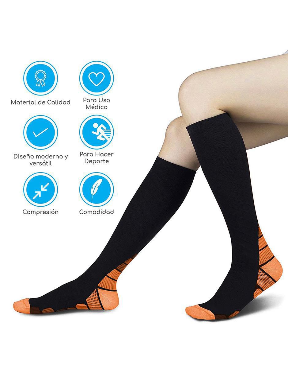 Calceta compresión de neopreno unisex 1 par 4