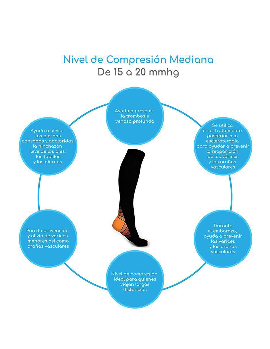 Calceta compresión de neopreno unisex 1 par 5