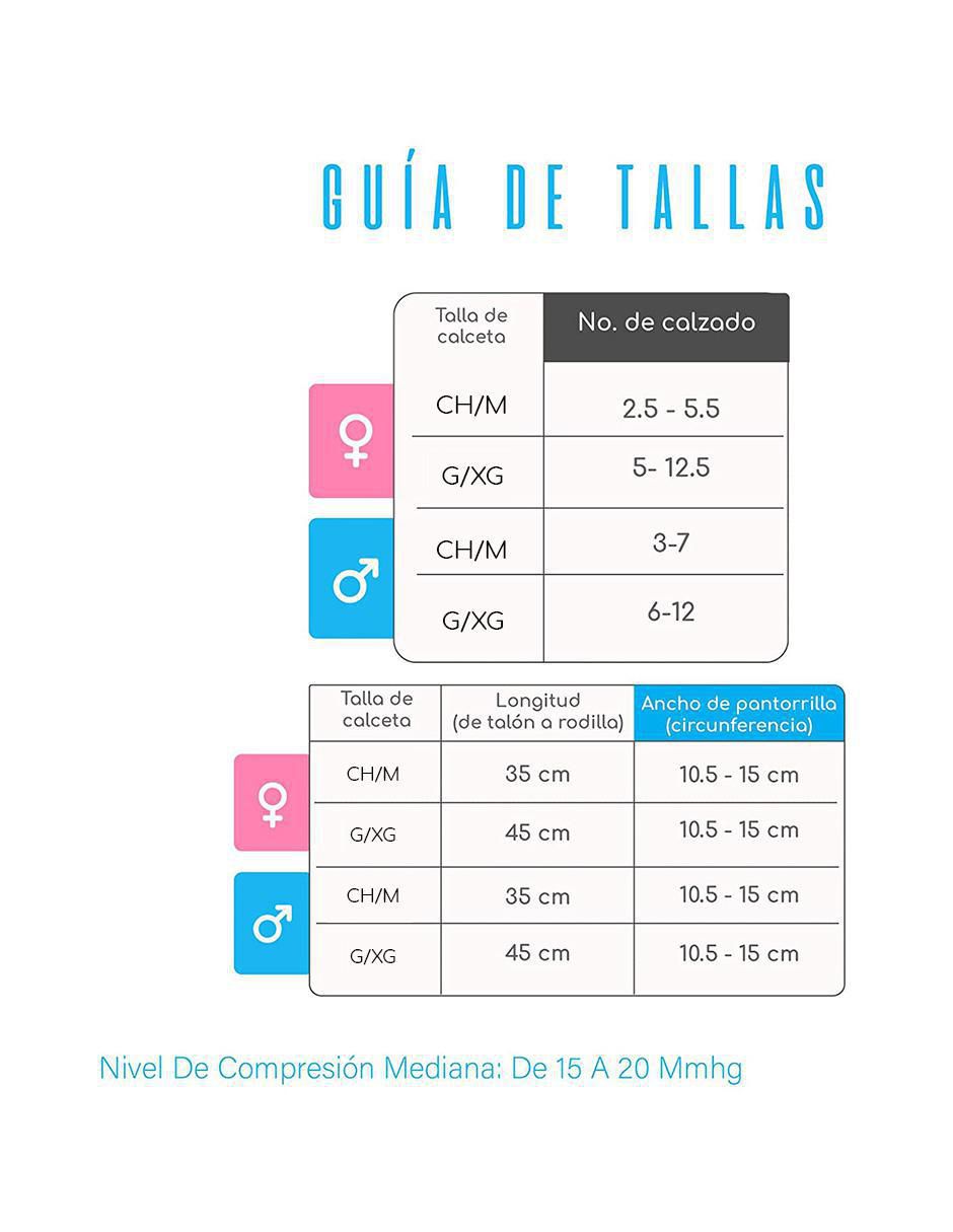 Calceta compresión de neopreno unisex 2 pares 5