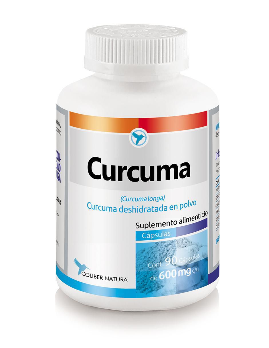 Suplemento alimenticio Coliber Natura Curcuma 90 cápsulas 