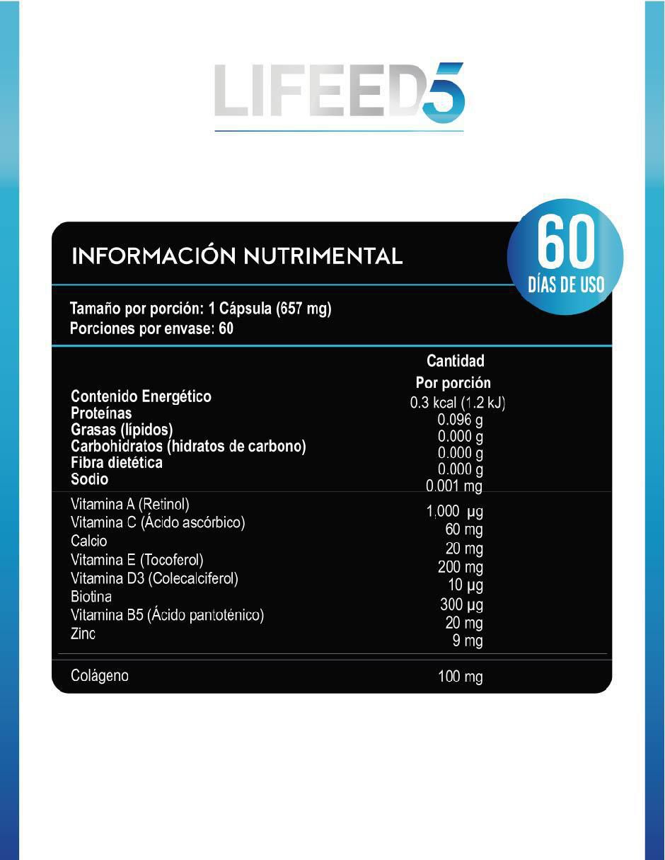 Suplemento alimenticio de 60 cápsulas 3